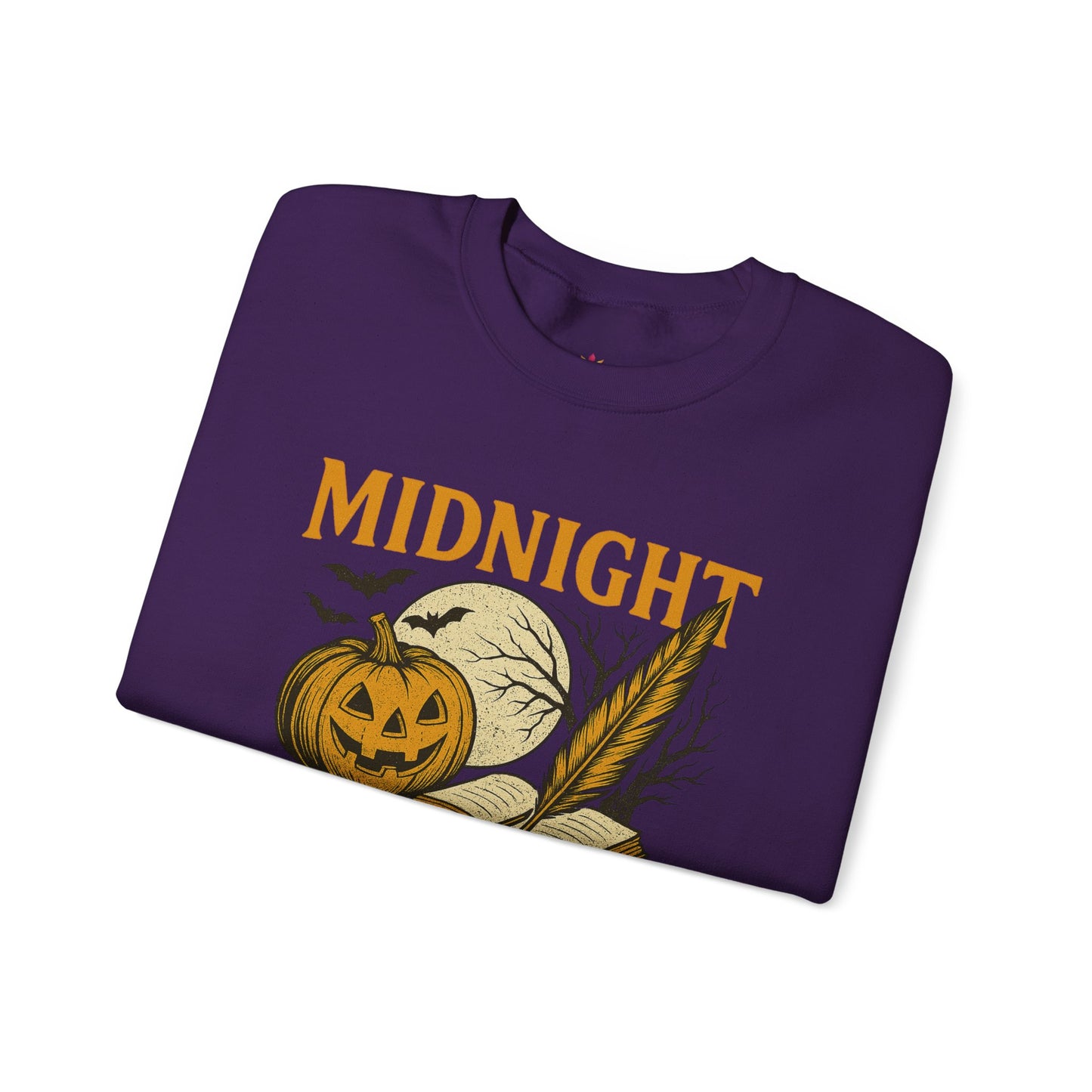 Midnight Muse Season | Halloween Themed Sweatshirt for Writers | Unisex Crewneck