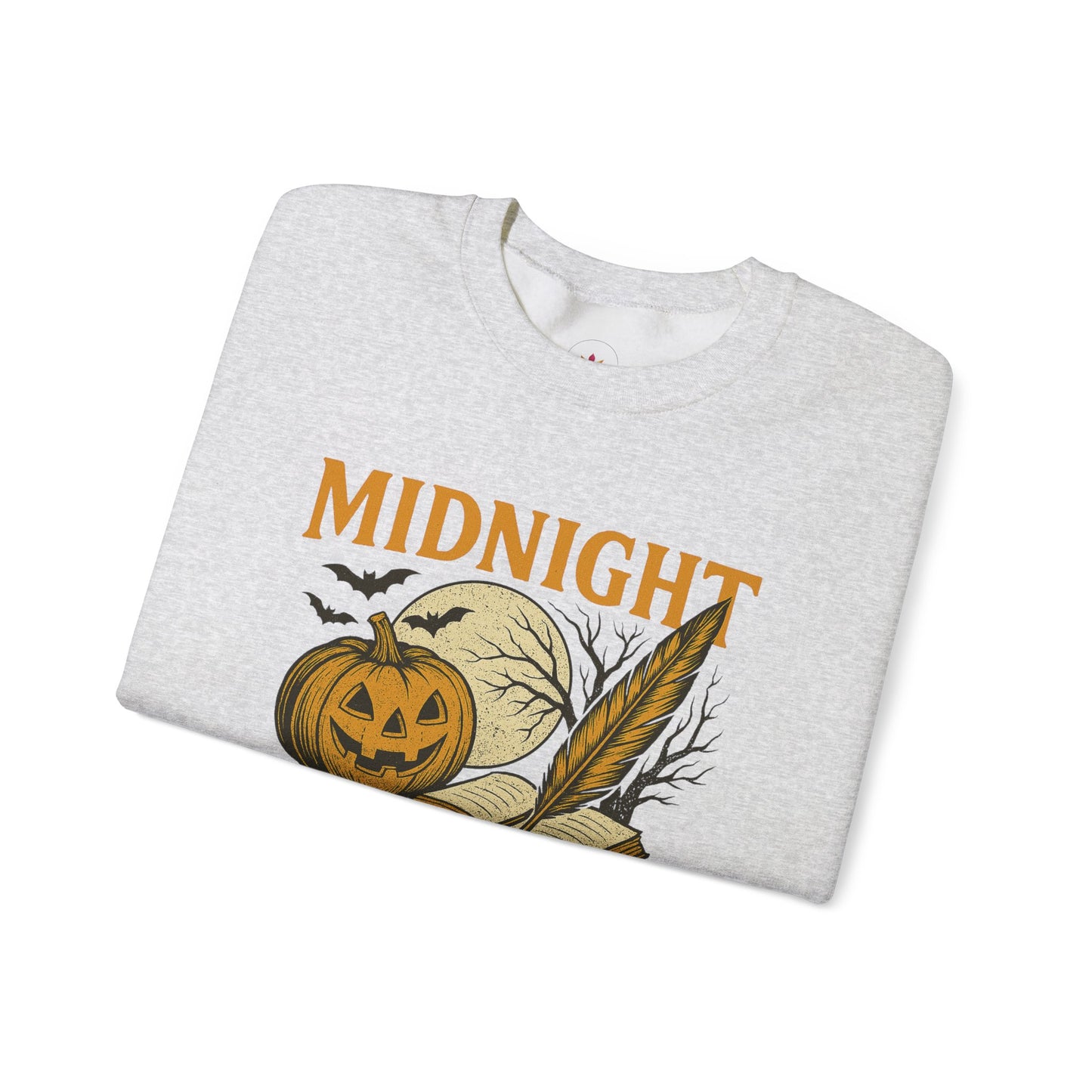 Midnight Muse Season | Halloween Themed Sweatshirt for Writers | Unisex Crewneck