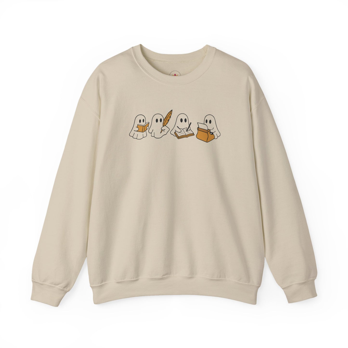 Ghostwriter Sweatshirt Funny Halloween Sweater for Writers | Spooky Book Lover Author Gift | Unisex Crewneck