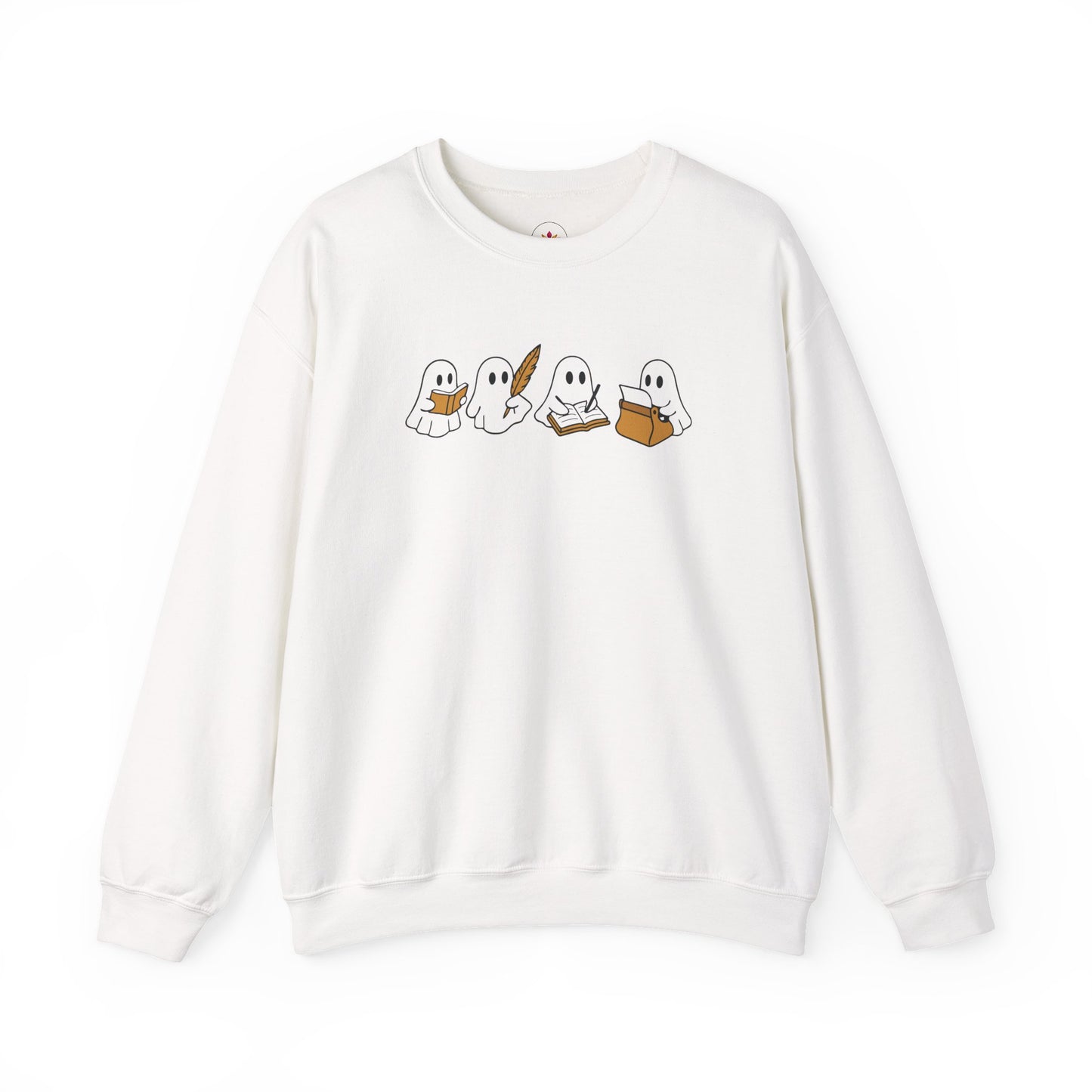 Ghostwriter Sweatshirt Funny Halloween Sweater for Writers | Spooky Book Lover Author Gift | Unisex Crewneck