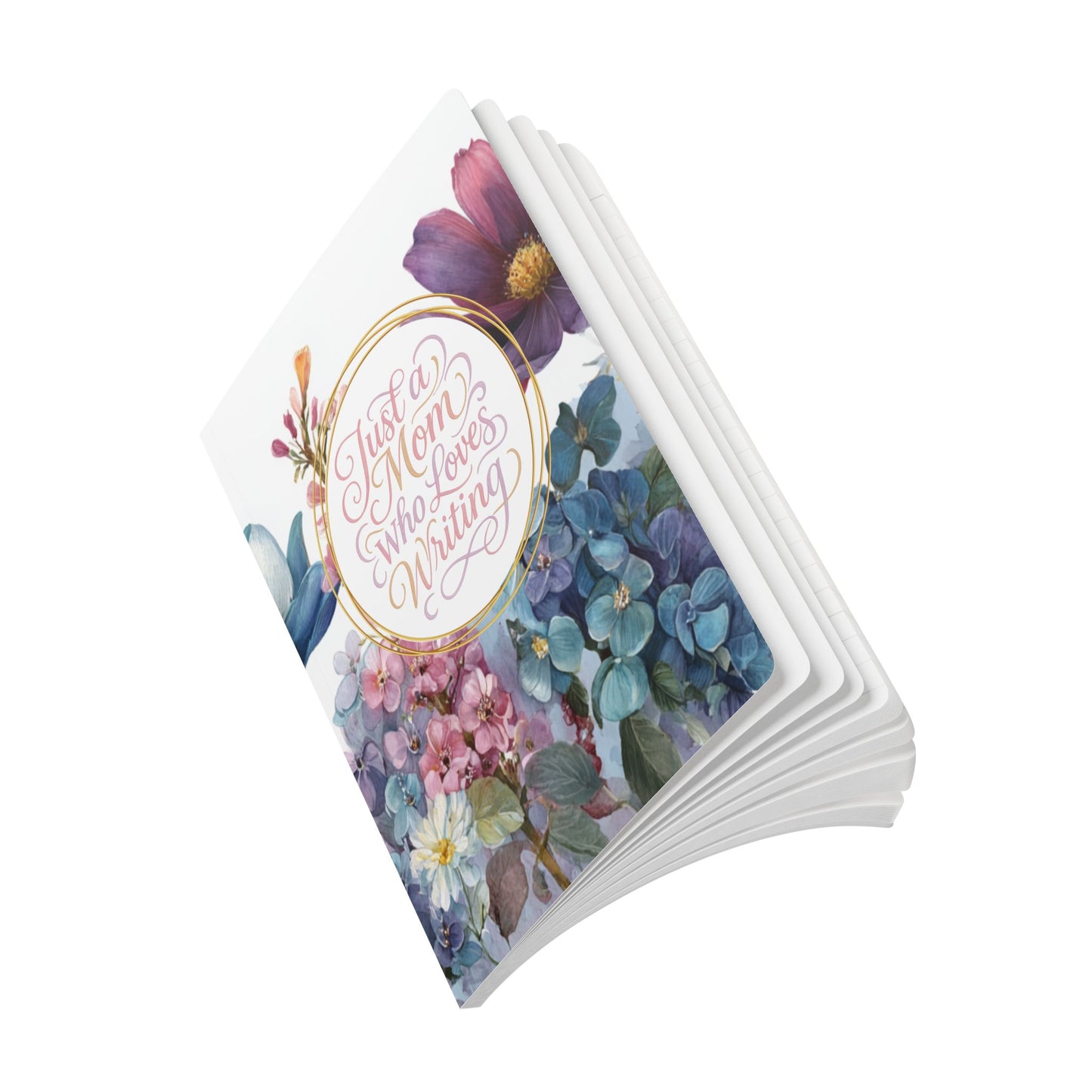 Just a Mom Who Loves Writing Softcover Journal