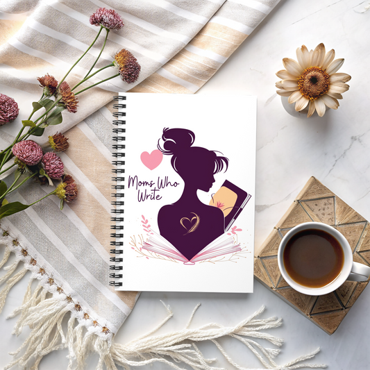 Moms Who Write | Gift for Mothers | Spiral Notebook - Ruled Line