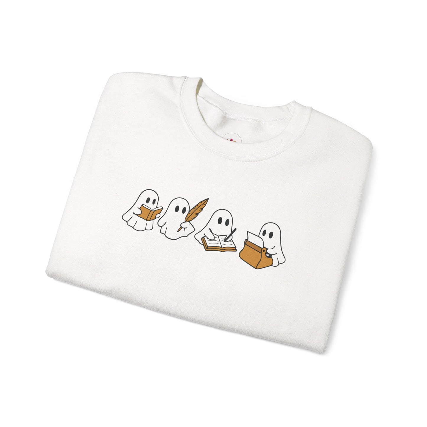 Ghostwriter Sweatshirt Funny Halloween Sweater for Writers | Spooky Book Lover Author Gift | Unisex Crewneck