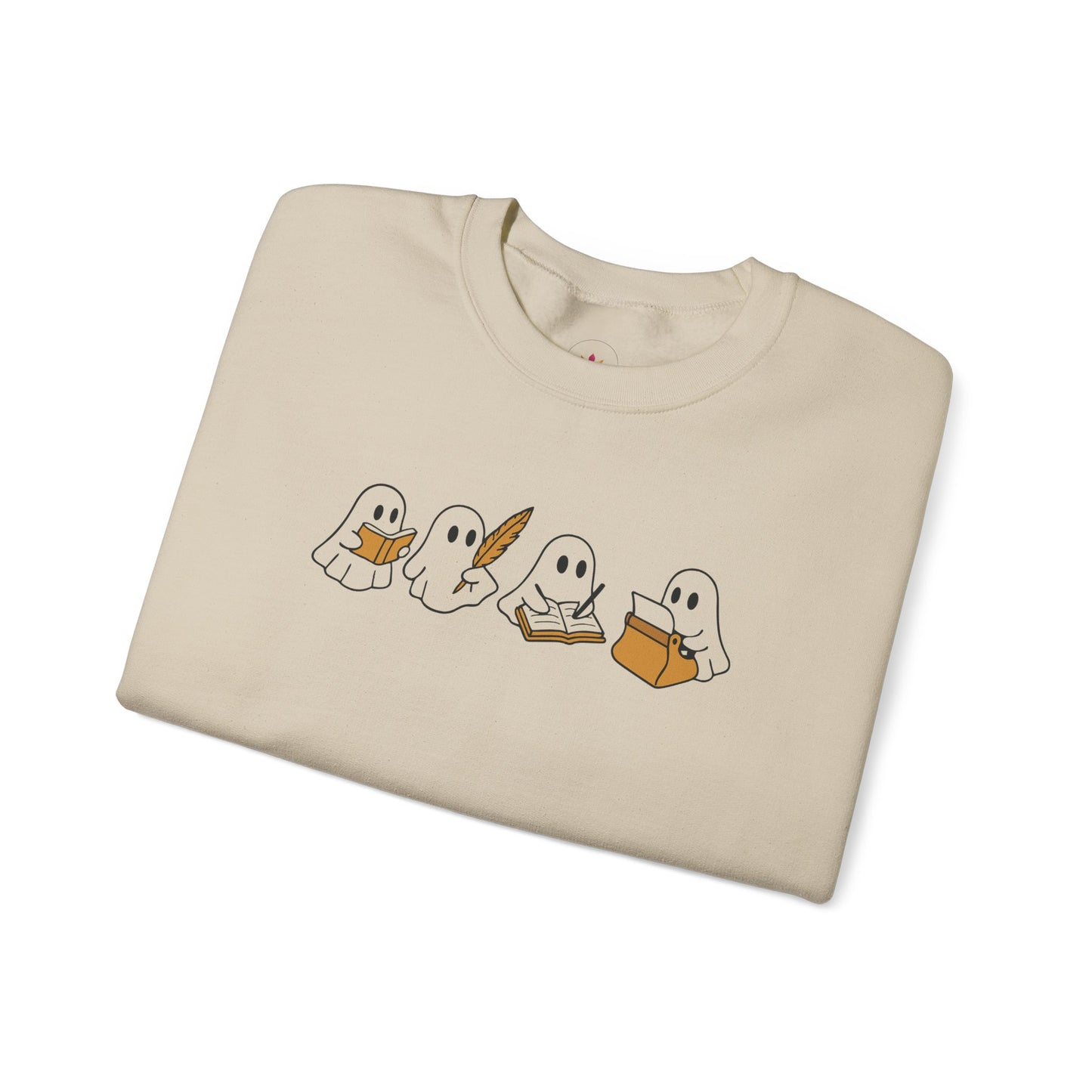Ghostwriter Sweatshirt Funny Halloween Sweater for Writers | Spooky Book Lover Author Gift | Unisex Crewneck