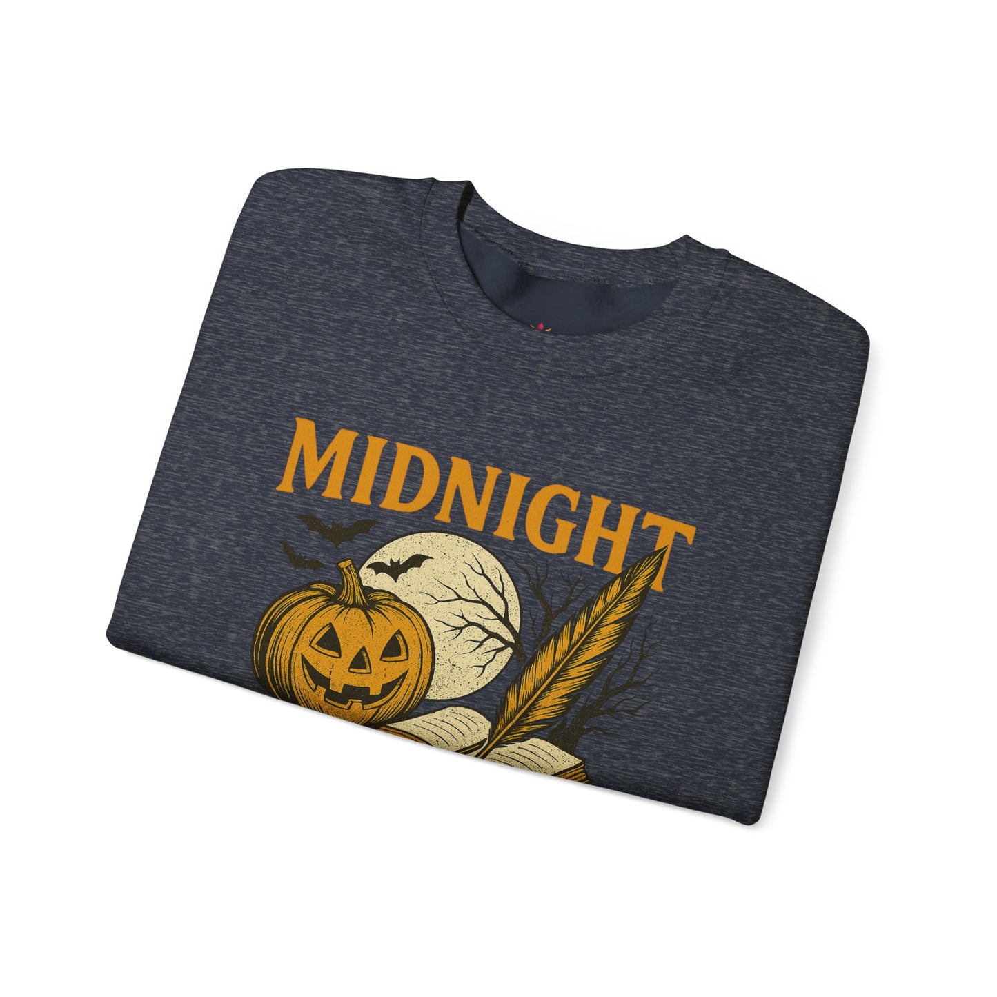 Midnight Muse Season | Halloween Themed Sweatshirt for Writers | Unisex Crewneck