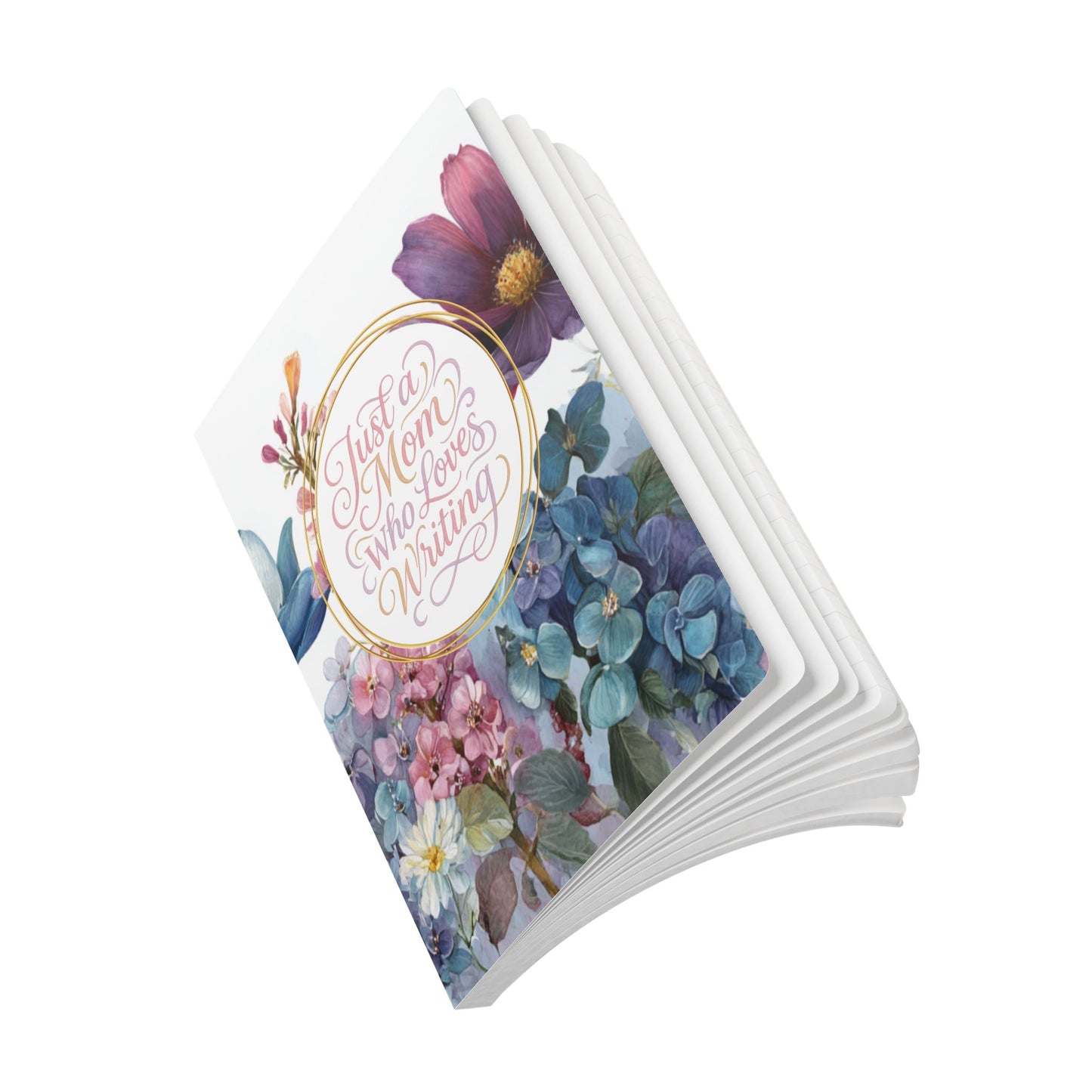 Just a Mom Who Loves Writing Softcover Journal