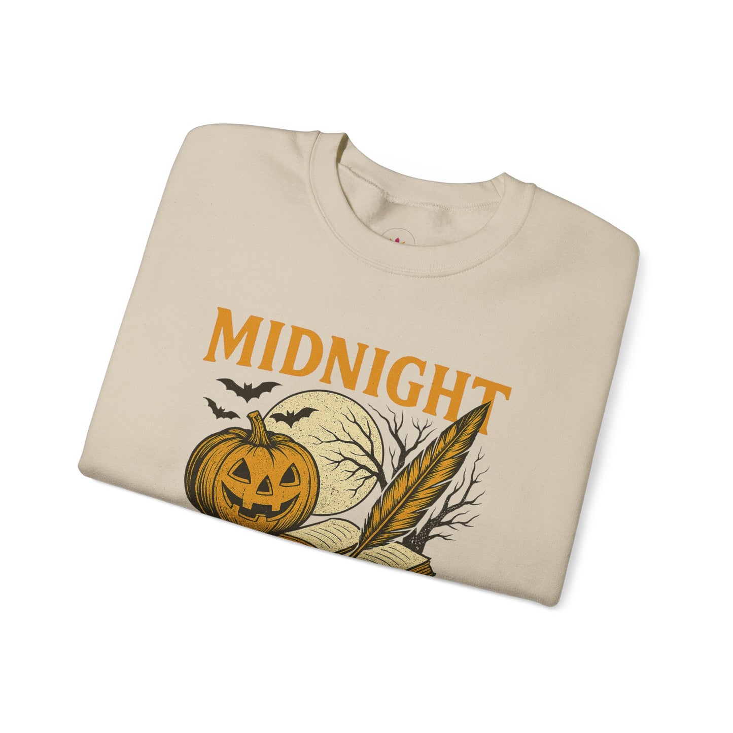 Midnight Muse Season | Halloween Themed Sweatshirt for Writers | Unisex Crewneck