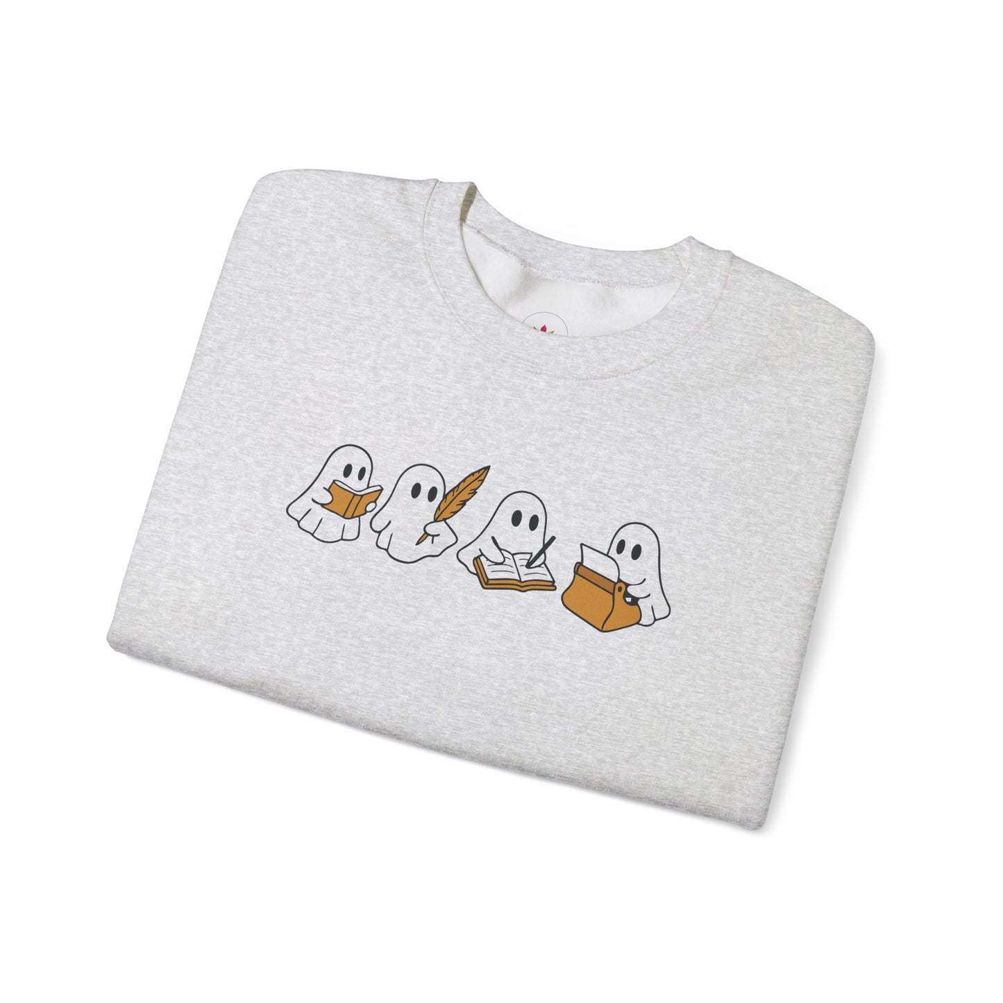 Ghostwriter Sweatshirt Funny Halloween Sweater for Writers | Spooky Book Lover Author Gift | Unisex Crewneck